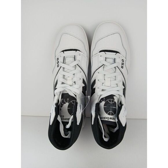 New Balance  650R Lifestyle Sneaker White / BLK Shoes BB650RCE Men\'s Sz 11 New main image 7